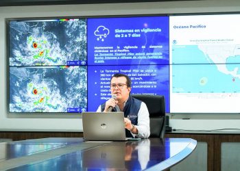 El MARN informa que el 80 % del territorio está en riesgo de inundaciones y deslizamientos por tormenta Pilar