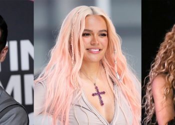 Barrera, Shakira, Camilo y Pausini en Sevilla, España, para los Latin Grammy