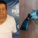 PNC captura a sujeto en estado de ebriedad que disparaba su arma al aire libre