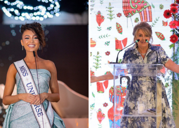 Miss Universo y presidenta del certamen resaltan el trabajo del presidente Bukele