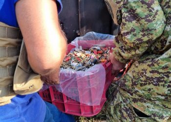 Autoridades destruyen munición decomisada a grupos criminales