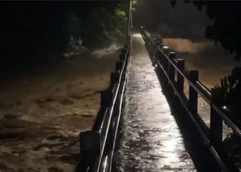 Lluvias causaron desbordamiento del río de San Francisco Gotera