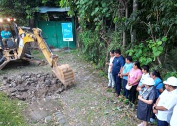 Obras Municipales extiende el Plan Nacional de Bacheo en Santa María Ostuma, La Paz