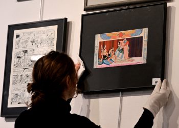 Un dibujo original de Astérix no encuentra comprador por un problema legal