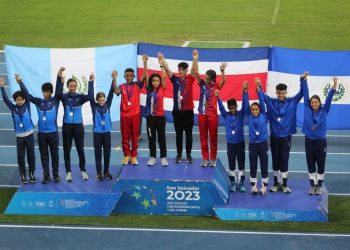 El Salvador y Guatemala, comparten segundo lugar del C.A. U-13 y U-15 de Atletismo