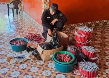 Decomisan más de 4,000 unidades de pólvora prohibida en Cabañas