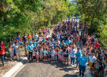 Obras Municipales entrega calle nueva a habitantes de Suchitoto en esta Navidad
