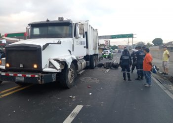 Motociclista resultó lesionado tras accidente de tránsito en bulevar Venezuela