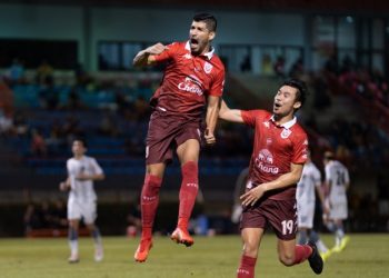 Nelson Bonilla marcó doblete con el Sukhothai