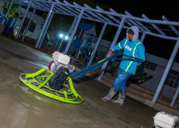 La Dirección de Obras Públicas agiliza obras en escuela de Chalchuapa, Santa Ana