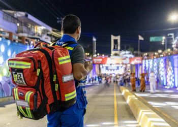 Personal del SEM brinda asistencia en actividades de Navidad y Fin de Año