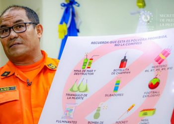 Autoridades advierten a la población no comprar pólvora prohibida
