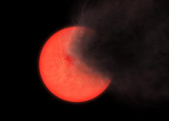 Una vieja estrella que emite humo descubierta en plena Vía Láctea