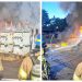 Bomberos extinguen incendio en complejo ETESAL, en Soyapango