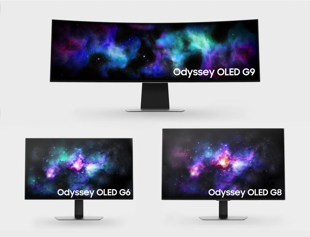 CES 2024 Odyssey OLED series G95SD G80SD G60SD 1