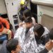 Rescatan a madre e hijos en el Río Bravo