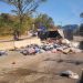Autoridades atienden emergencia por vuelco de camión en carretera al Puerto de La Libertad