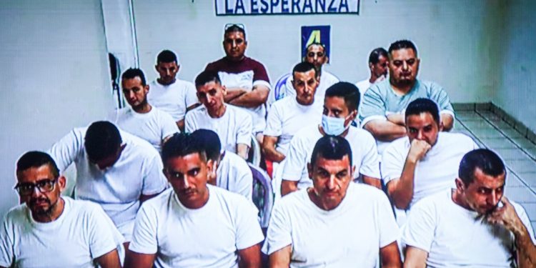 Algunos procesados ya están presos en diferentes centros penitenciarios y participan en audiencias virtuales. Foto FGR.