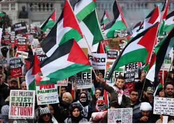 En Washington y Londres marchan por la paz en Gaza