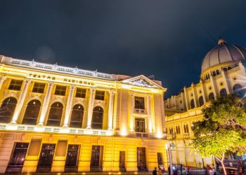 Ministerio de Cultura hace obras de mantenimiento en el Teatro Nacional