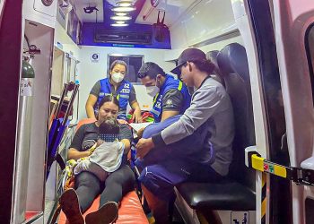 El SEM traslada con éxito a bebé desde isla Tasajera hacia centro hospitalario