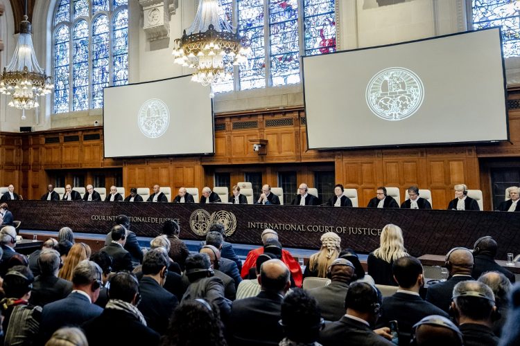 Discusión. El Tribunal Internacional de Justicia se reunió para analizar el caso de Israel en La Haya.