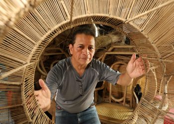 Nahuizalco y sus fibras naturales convertidas en arte