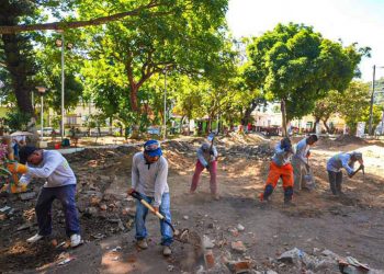 Comienza la segunda fase del proyecto en el parque Santa Lucía, de Santa Ana