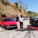 Triple accidente de tránsito en Carretera de Oro deja dos menores de edad heridos