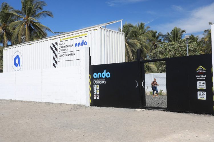 El proyecto beneficia a más de 1,000 personas con la provisión de agua potable, incluido el Centro Escolar Las Hojas. Foto: David Martínez
