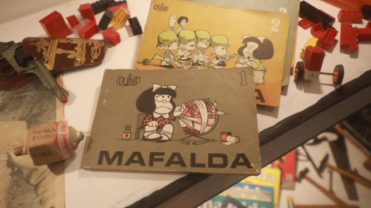 Exposición temática de «El Mundo Según Mafalda». (Foto: Jarvyn Muñoz/Diario El Salvador)