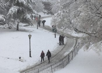 FOTOS: Nueva York amanece cubierto de nieve