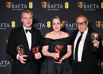 «Oppenheimer» sale fortalecida para los Óscar con siete premios en los BAFTA británicos