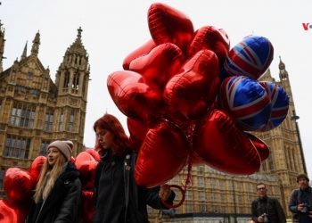 Fotos | Celebraciones, bodas y homenajes durante San Valentín alrededor del mundo
