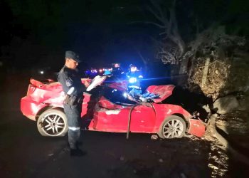 Accidente de tránsito en La Paz dejó dos lesionados