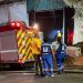 Bomberos realiza trabajos de extinción de incendio en taller de electrodomésticos en Los Planes de Renderos