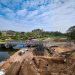 Obras Públicas verifica avances de construcción del puente sobre el río Titihuapa