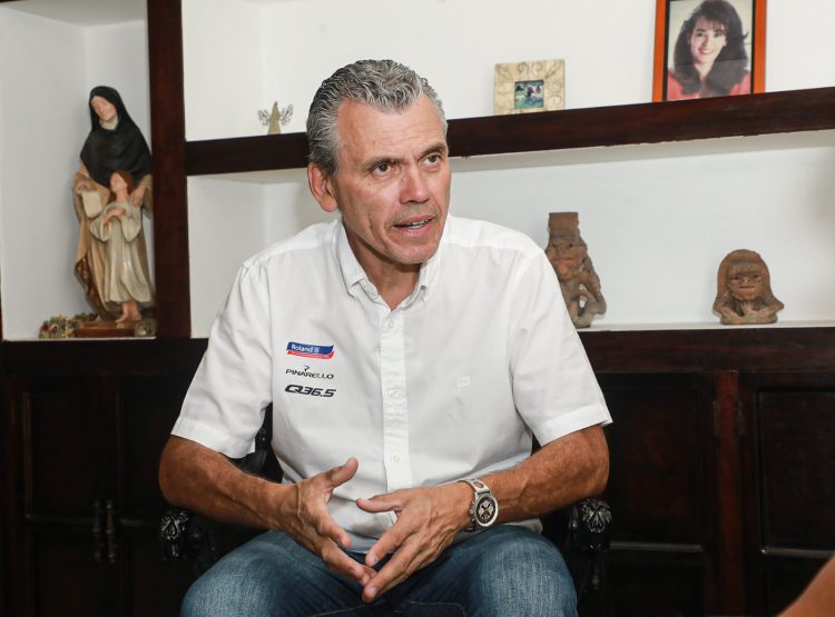 Rubén Contreras, presidente del Comité Organizador de la Vuelta Ciclista. Foto: Jarvyn Muñoz.