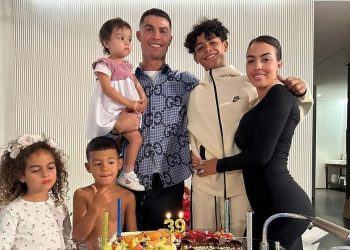 Así celebró Cristiano Ronaldo sus 39 años rodeado de su familia