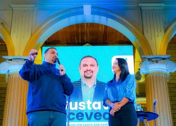 Alcalde y candidato de Nuevas Ideas promete rescatar espacios públicos de Santa Ana Centro
