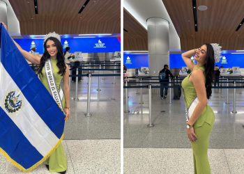 Andrea Aguilar viaja a la India para representar a El Salvador en Miss Mundo