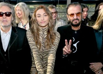 Paul y Ringo en el desfile de Stella McCartney en París