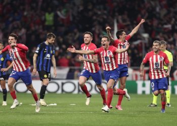 Atlético derriba al subcampeón Inter de Milán en la tanda de penales