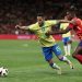Brasil y España empatan 3-3 en un simbólico partido contra el racismo