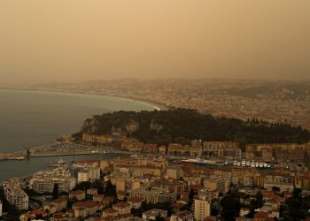 Una nube de polvo del Sahara cubre Suiza y parte del sur de Francia
