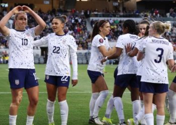 Estados Unidos golea a Colombia y accede a las semifinales de Copa Oro W