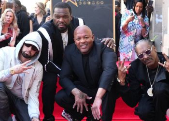 Dr. Dre recibe su estrella en el Paseo de la Fama de Hollywood