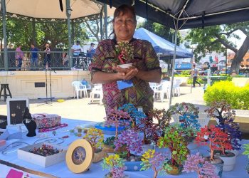 Excombatientes y veteranos participan de feria de emprendedores en Santa Ana