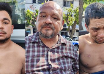 Autoridades capturan a tres sujetos que protagonizaron una pelea en parque de San Salvador