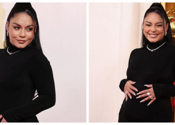 Vanessa Hudgens sorprendió a todos anunciando su embarazo en los Premios Óscar 2024
